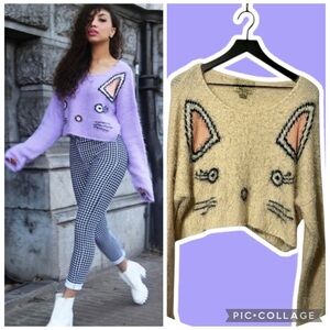 Wildfox cat sweater Size Medium